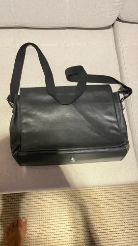 Bolsa em Corino preta