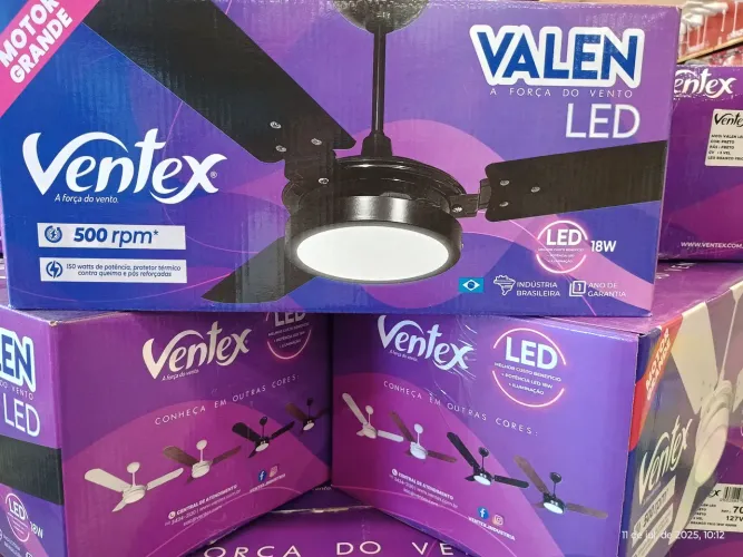 Vendo instalado Ventilador de Teto Led