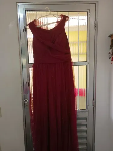 Vestido Longo Vermelho para Festa