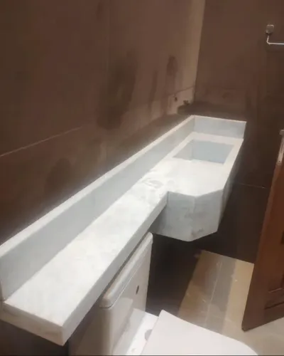 Pia de mármore para banheiro e cozinha 