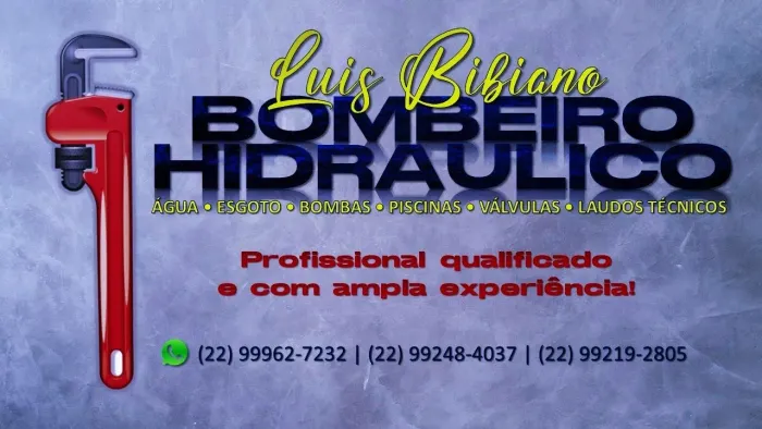 Bombeiro hidráulico / Encanador