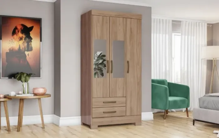 guarda  roupa henn 3 portas