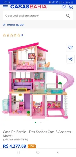 Casinha da Barbie dos sonhos