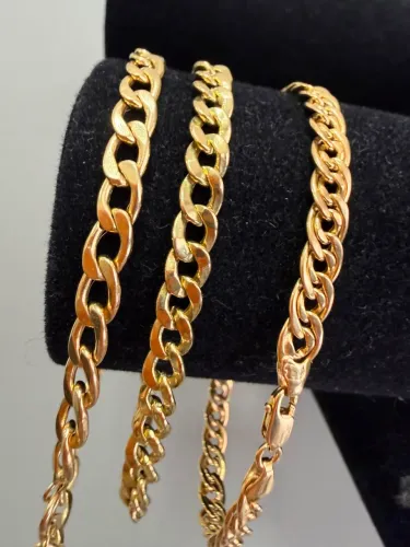 Pulseiras de ouro 5.35g 18k procedência garantia eterna