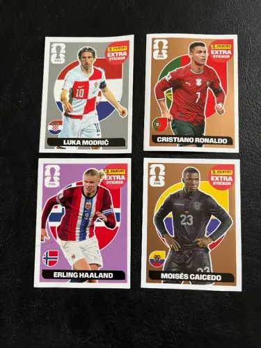 COLEÇÃO/CONJUNTO FIGURINHAS EXTRA LEGEND ORIGINAL PANINI COPA 2026 - (KIT COM CR7)- R$ 320