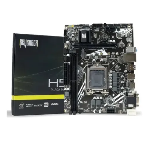 Placa Mãe Revenger G-H510 LGA1200 DDR3 M.2 NVMe USB 3.1 Gigabit mATX