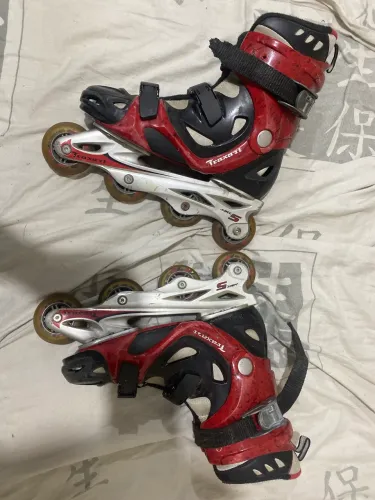 Patins Inlane Traxart Dynamix - Vermelho e Preto | Rolamentos ABEC-5
