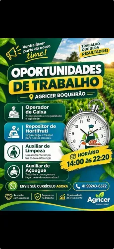 VAGAS DE EMPREGO