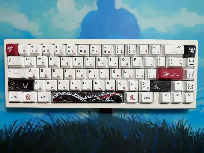(NOVO) Teclado Magnético WOB ZEN65 RT + Keycaps Yuki Aim 2.0 XVX
