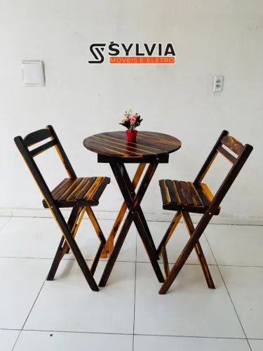 Conjunto dobrável bistrô 