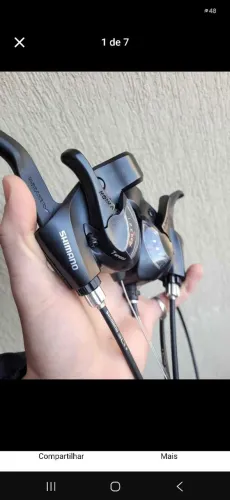 Kit completo de freios Shimano Tourney TX com trocadores Rapid Fire 21V