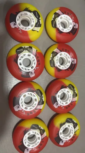 8 Rodas para Patins 80mm - Modelo Ninja Novas!