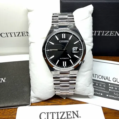 Relógio Citizen Tsuyosa NJ015081e 40mm preto automático NOVO