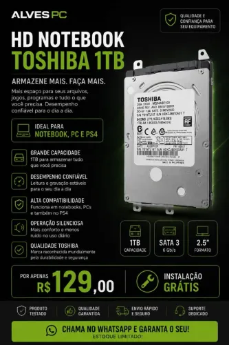 HD NOTEBOOK 1TB