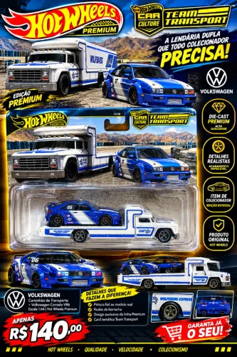 Hotwheels Team Transport VW Colorado VR6
