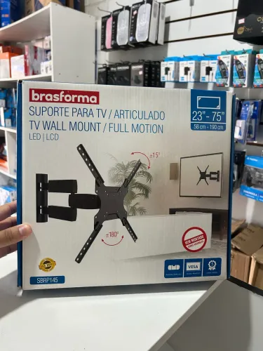 Suporte Articulado de Tv 23 - 75 Polegadas Brasforma SBRP145 