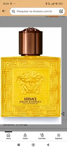 Versace Eros energy 100 ml promoção