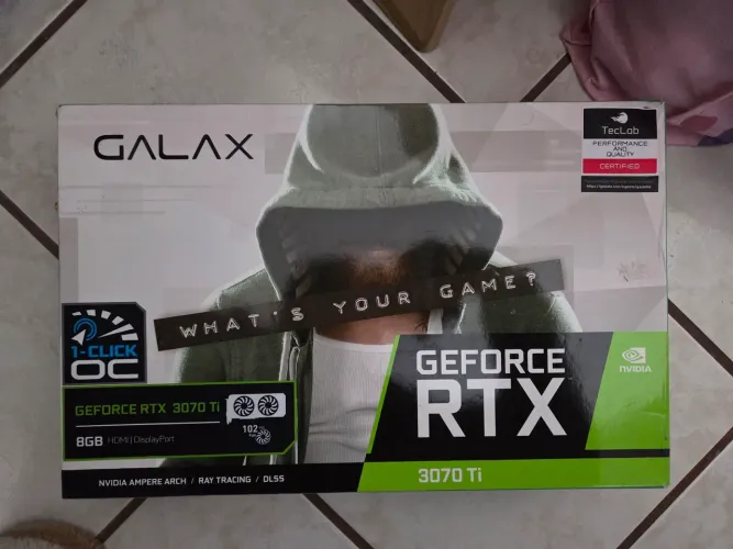 PLACA VIDEO RTX 3070ti GALAX 8GB