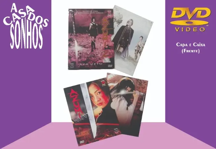 Lote DVD Azumi 1 e 2 Filmes Completos - 4 Discos - Digipack