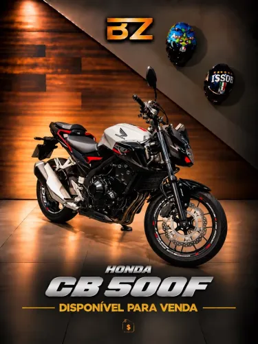 HONDA CB500F ABS - Baixo Km - Impecável