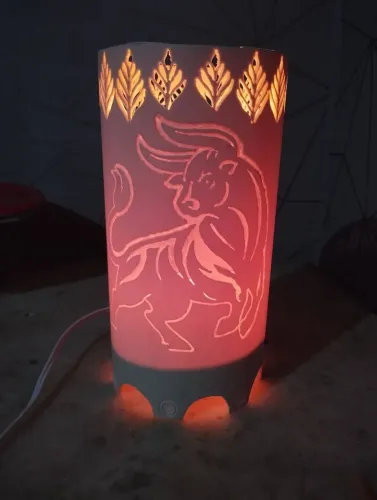 luminária de PVC TEMA AGRONEGÓCIO