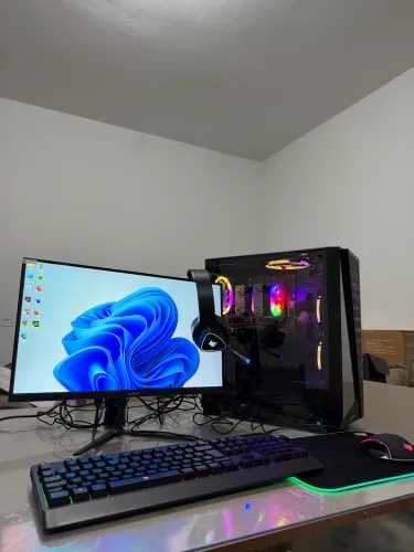 PC GAMER COMPLETO RYZEN PERIFÉRICOS E MONITOR NOVOS