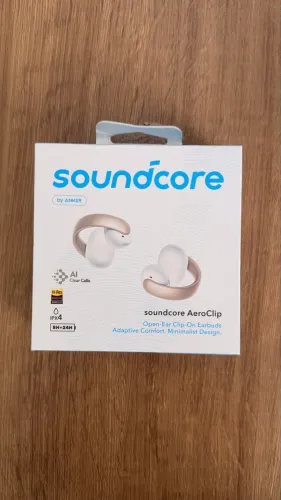 Fone de Ouvido AeroClip (Anker) No plástico nunca usado