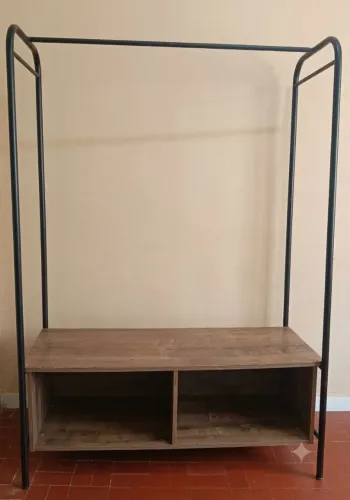 Estante arara guarda roupa rack