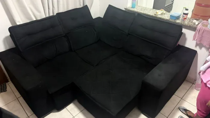 Sofá de Canto Retrátil e Reclinável - 2,20cm - ACEITA PROPOSTA