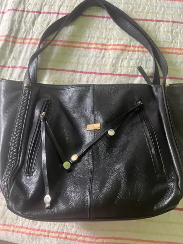 Bolsa grande em couro!