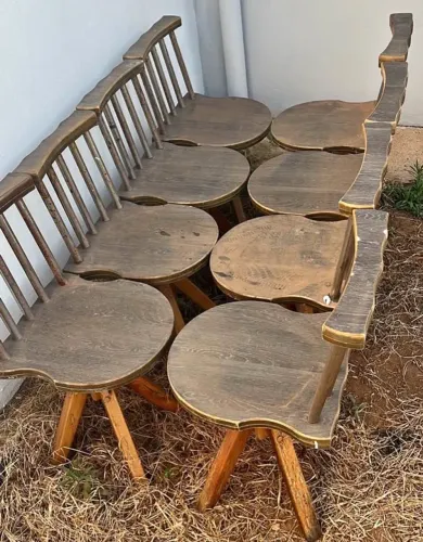 Cadeiras rústicas 