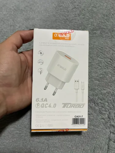 Carregador Turbo - Usb/c - Bivolt - Homologado Anatel 30w