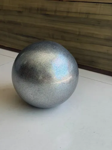 Bola prata gliter Adulto ginástica rítmica 