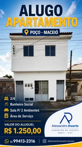 Alugo Apartamento no Poço