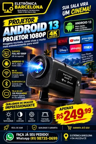 Projetor Hy320 Smart 4K