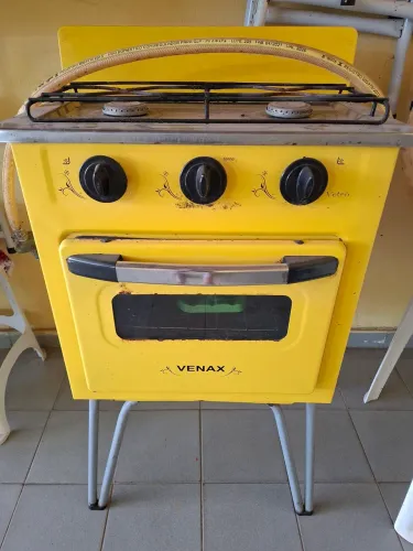 Fogão 2 bocas - pés alto (semi-novo)