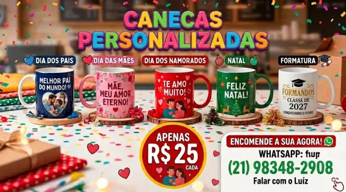 Canecas personalizadas 