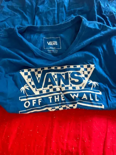 Camisa vans azul og