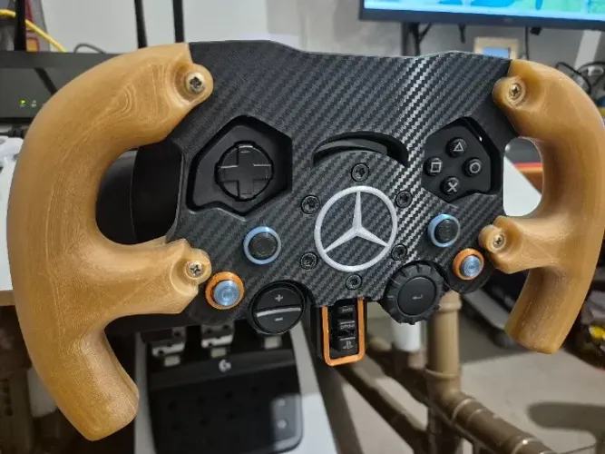 Logitech G923 + Volante formula (3d) + Cockpit ajustavel (GT3 / Formula 1)