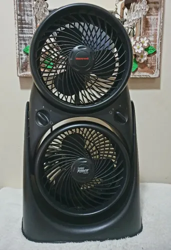 Ventilador Duplo HONEYWELL 110V articulado