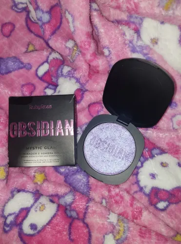 Ruby Rose Obsidian- Mystic Glam (iluminador e sombra cremosa)
