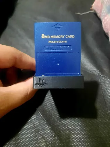Memory Card 8MB Blue - Playstation 2 - MagicGate