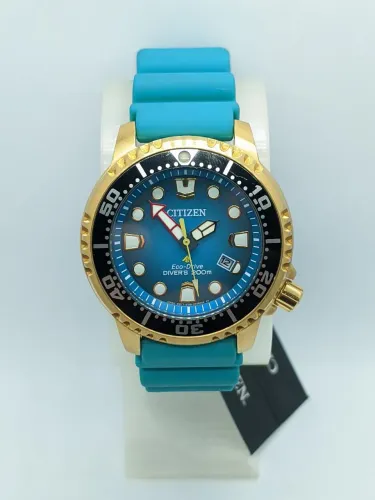 Relógio Citizen Promaster Dive Eco-Driver Turquesa BN0162-02X