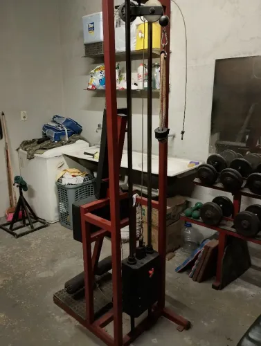 Máquina Polia com Flexora em pé conjugada 