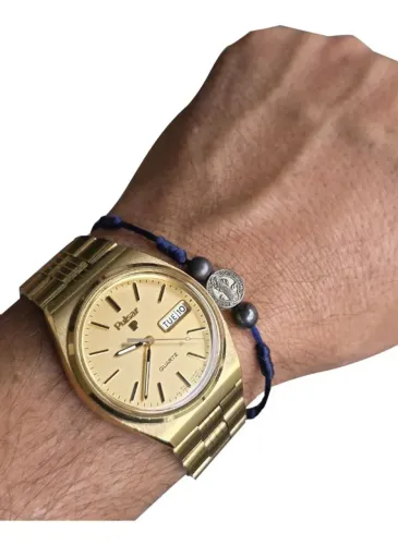 Relógio Masculino Pulsar Quartz Calendário Vintage