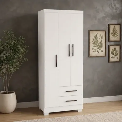 Guarda Roupa Isis Branco..