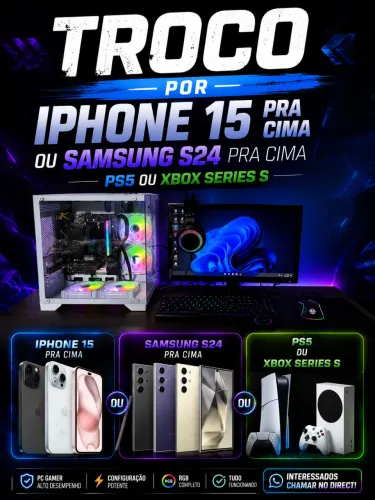 Vendo ou troco pc gamer 