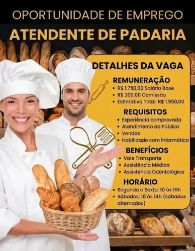 Oportunidade de emprego 