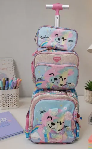 Mochila com rodinhas menina