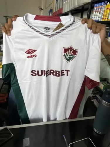 Camisa Fluminense I Umbro 25/26 Masculina Branca - Oficial TAMANHO G
